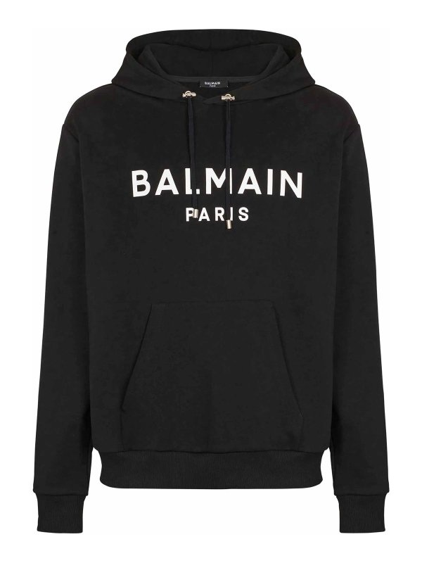 Balmain: スウェット＆セーター - スウェットシャツ/セーター - 黒