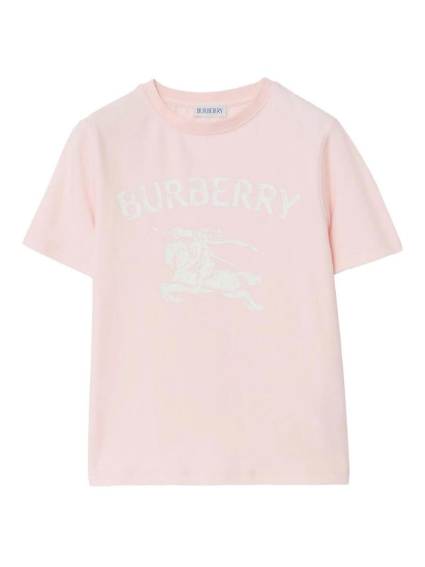 BURBERRY: Tシャツ - Tシャツ - ピンク