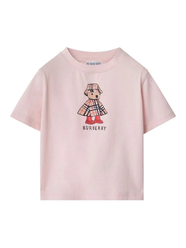 BURBERRY: Tシャツ - Tシャツ - ピンク