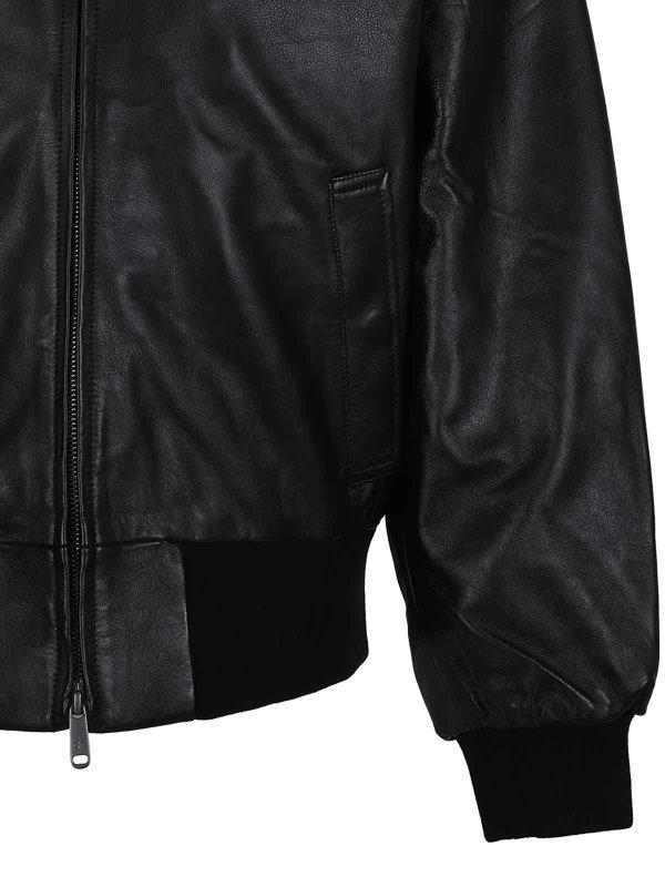 Ls Leather Bomber W/ Shearling Replica 
online: CALVIN KLEIN