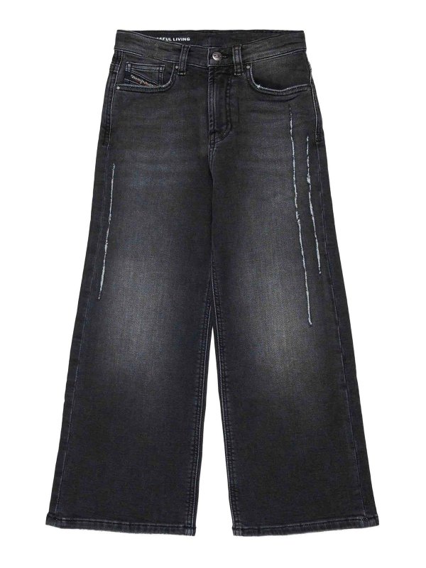DIESEL: Straight Leg Jeans - Straight Leg Jeans - Blau