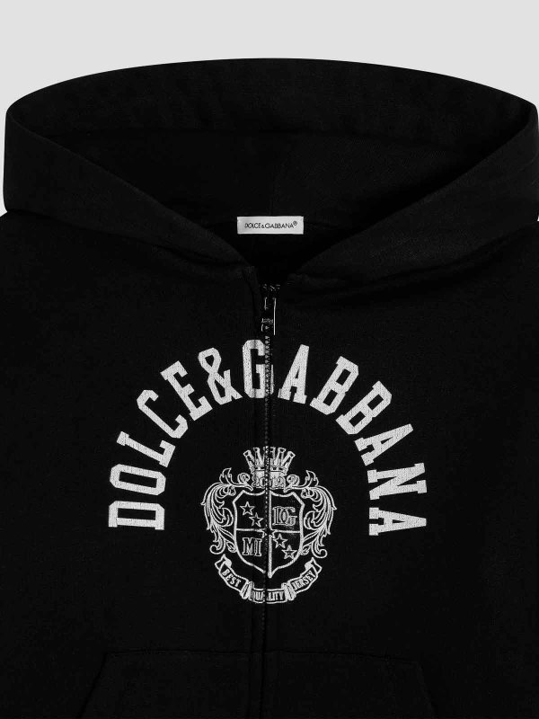 スウェットシャツ/セーター - 黒 shop online: Dolce & Gabbana Jr