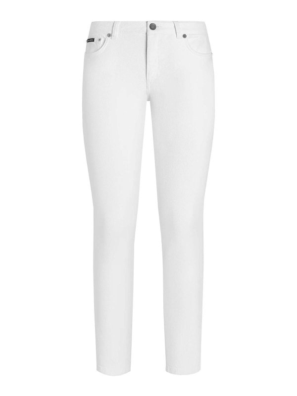 DOLCE & GABBANA: ストレートジーンズ - ストレートジーンズ - マルチカラー