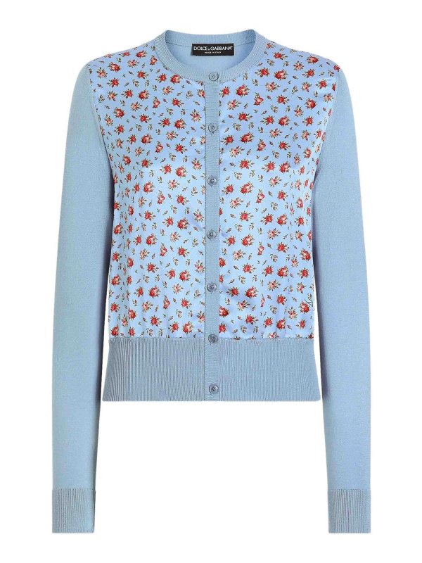 DOLCE & GABBANA: cardigan - Cardigan Con Twill