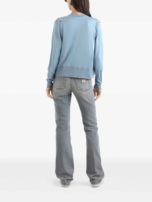 The Best Shops DOLCE & GABBANA: cardigan - Cardigan Con Twill