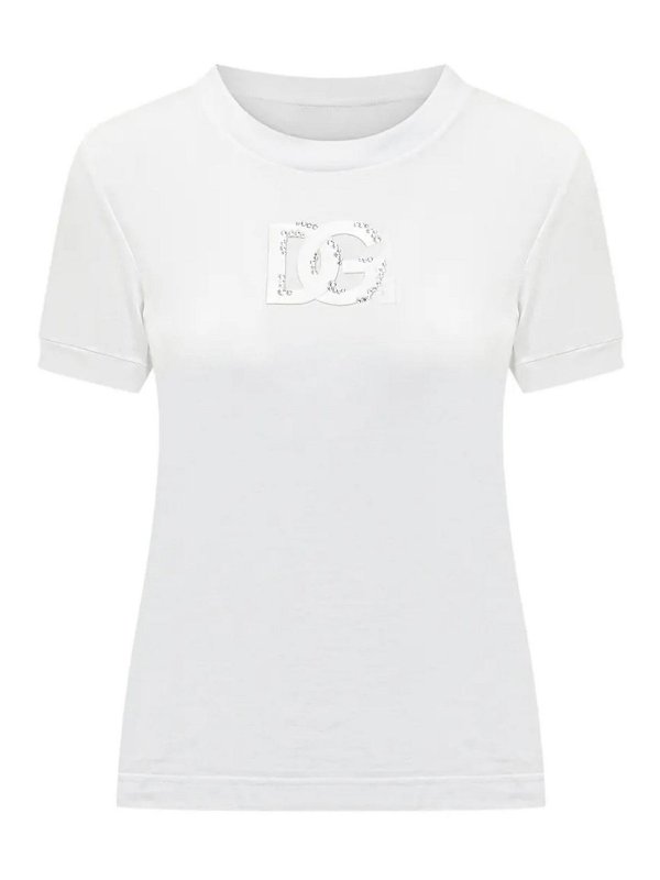 DOLCE & GABBANA: T-shirts - T-Shirt - Weiß