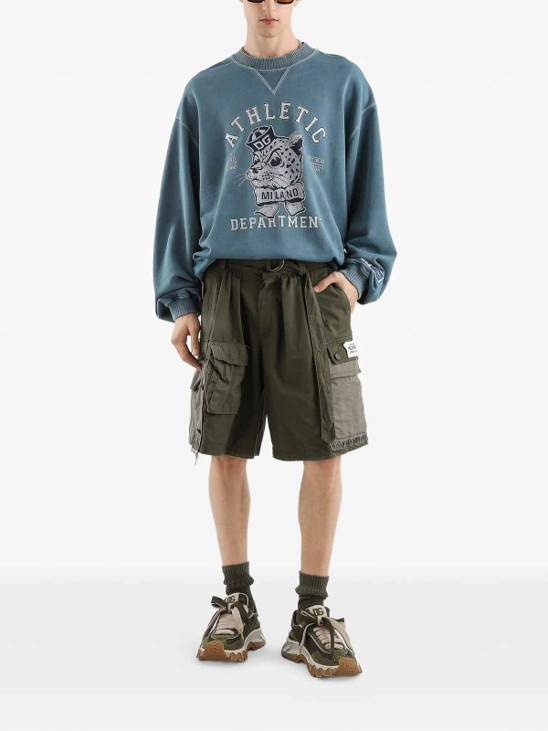 DOLCE & GABBANA: Sweatshirts & Pulls online - Sweat-Shirts - Bleu