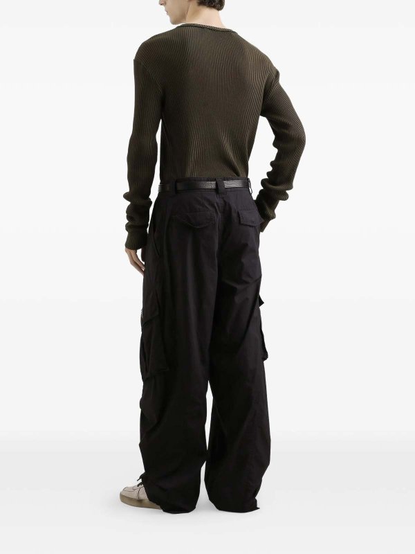 The Best Shops DOLCE & GABBANA: カジュアルトラウザー - カジュアルパンツ - 黒