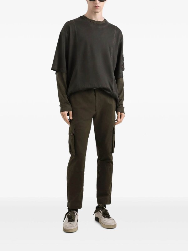 DOLCE & GABBANA: カジュアルトラウザー online - カジュアルパンツ - ダークブラウン