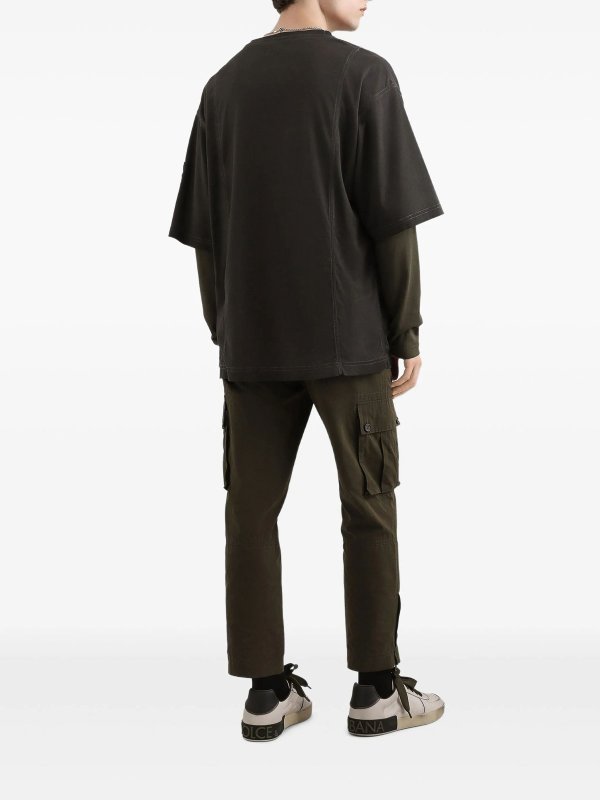 The Best Shops DOLCE & GABBANA: カジュアルトラウザー - カジュアルパンツ - ダークブラウン