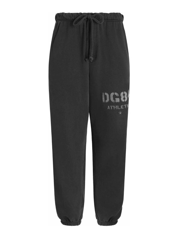 DOLCE & GABBANA: Pantalons casual - Pantalons Décontractés - Noir