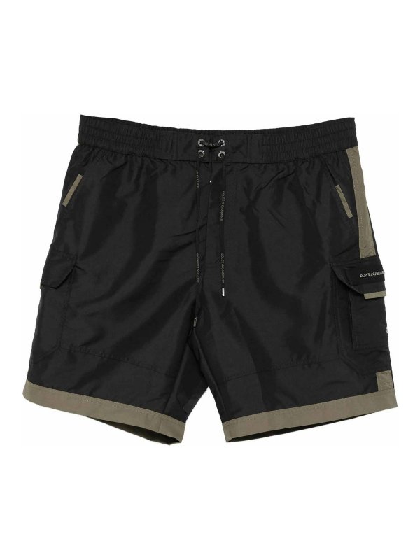 DOLCE & GABBANA: Shorts de bain - Short De Bain - Vert