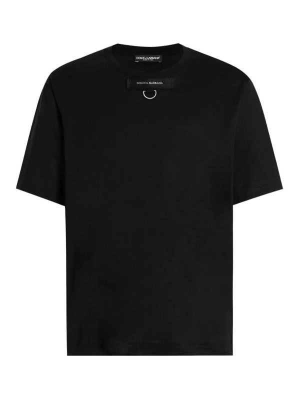 DOLCE & GABBANA: Tシャツ - Tシャツ - 黒