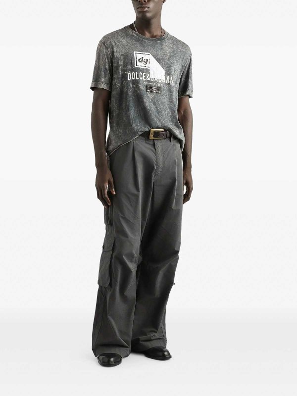 DOLCE & GABBANA: T-shirts online - T-Shirt - Noir