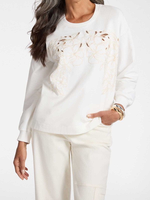 ELENA MIRO`: Sudaderas y suéteres online - Sudadera - Crema