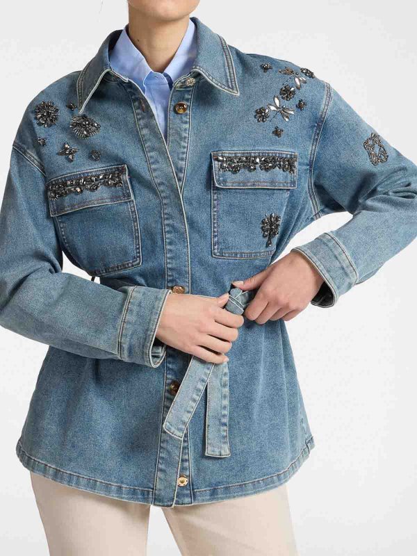 ELENA MIRO`: giacche blazer online - Sovracamicia