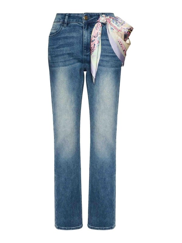 ELENA MIRO`: Jeans Rectos - Vaqueros Rectos - Azul