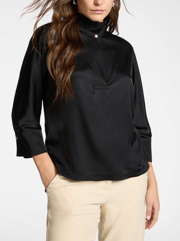 ELENA MIRO`: ポロシャツ online - ポロシャツ - 黒