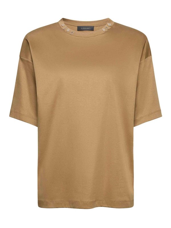 ELENA MIRO`: Tシャツ - Tシャツ - 緑