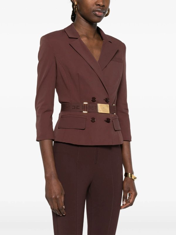 The Best Shops ELISABETTA FRANCHI: カジュアルジャケット - カジュアルジャケット - ブラウン