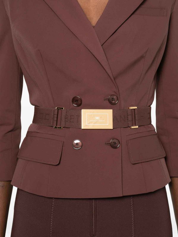 ELISABETTA FRANCHI buy online カジュアルジャケット - ブラウン