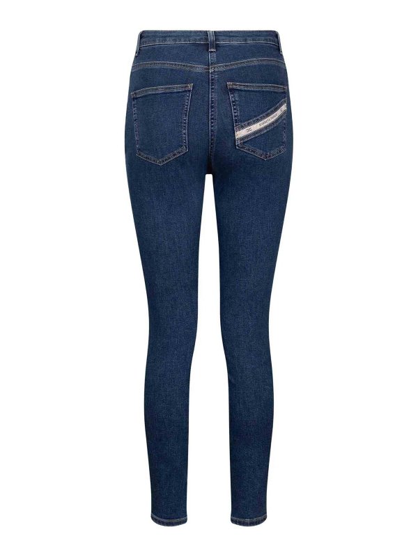 ELISABETTA FRANCHI: ストレートジーンズ online - ストレートジーンズ - ブルー