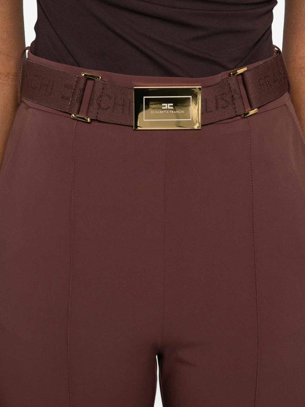 ELISABETTA FRANCHI buy online カジュアルパンツ - ブラウン