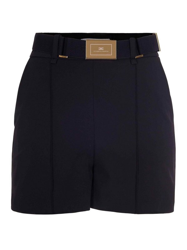 ELISABETTA FRANCHI: Shorts - Short - Noir