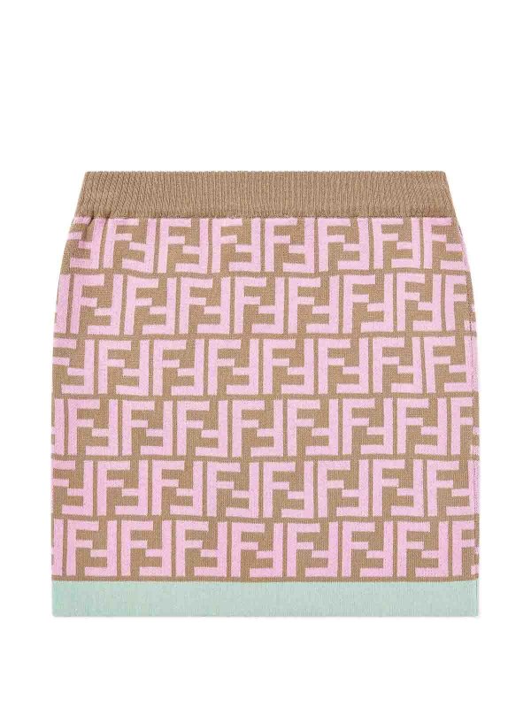 Fendi Jr: ニーレングススカート＆ミディ丈 online - 膝丈/ミディスカート - 無