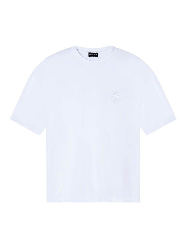 GIORGIO ARMANI: Tシャツ - Tシャツ - 白