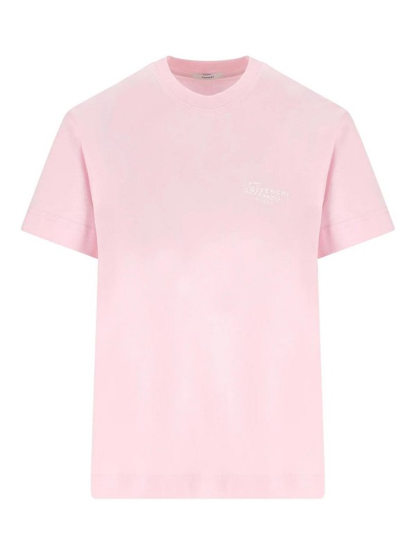 GIVENCHY: Tシャツ - Tシャツ - ライトピンク