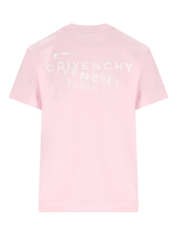 GIVENCHY: Tシャツ online - Tシャツ - ライトピンク