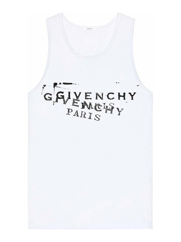 GIVENCHY: t-shirts - Slim Fit Tanktop