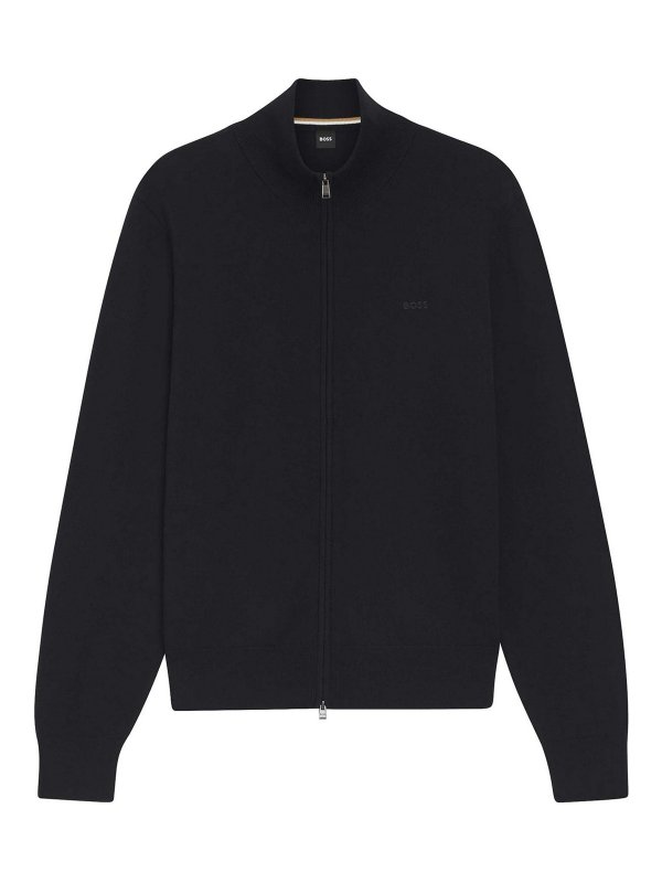 Hugo Boss: Pull col rond - Pull Col Rond - Bleu Foncé