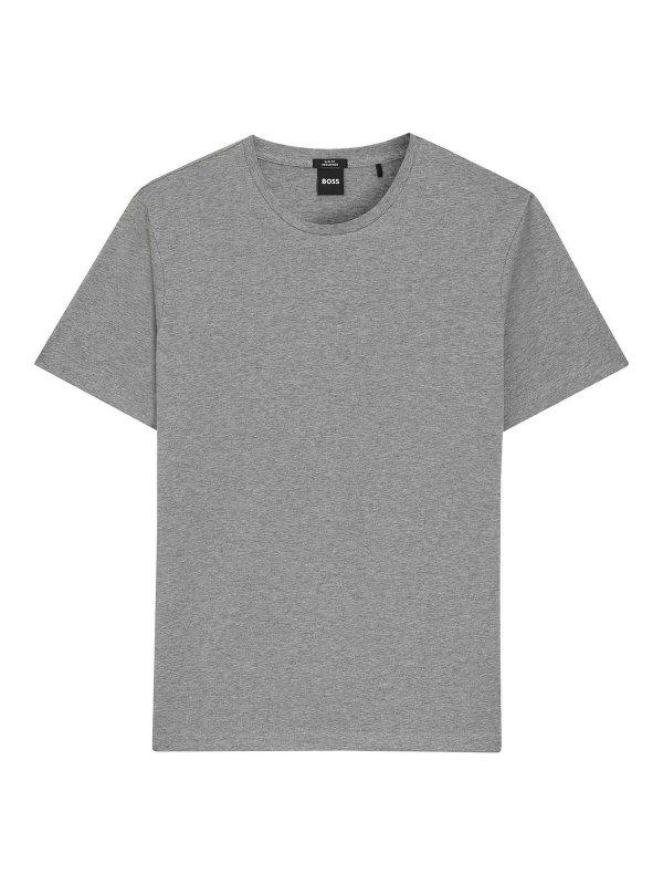 Hugo Boss: T-shirts - T-Shirt - Argent