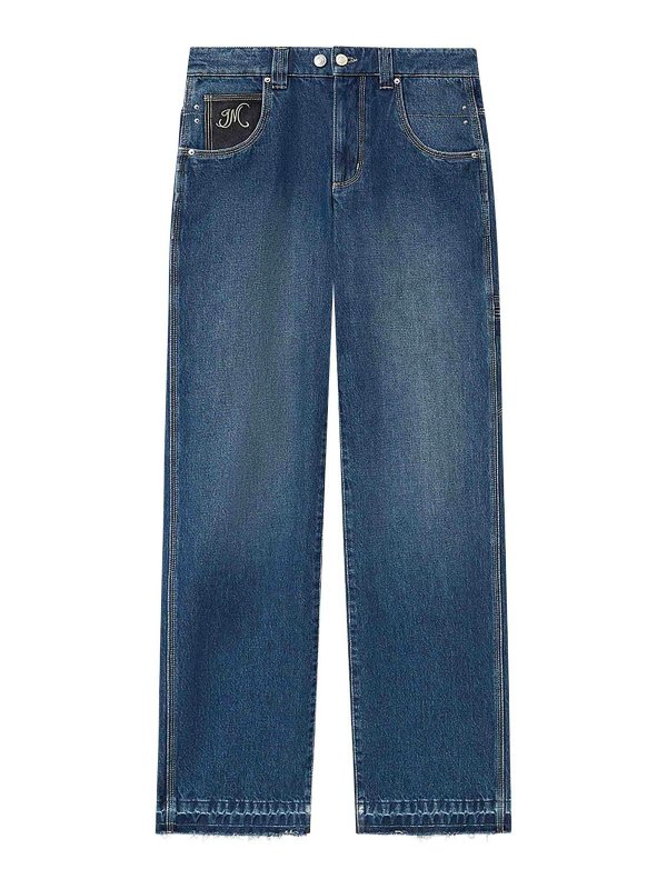 ISABEL MARANT: カジュアルトラウザー - カジュアルパンツ - ブルー