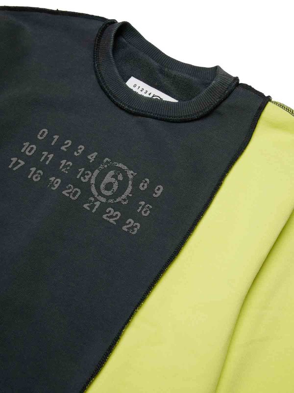 The Best Shops MM6 MAISON MARGIELA: スウェット＆セーター - スウェットシャツ/セーター - 黒