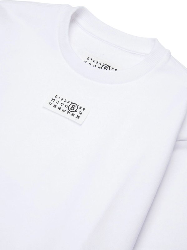 The Best Shops MM6 MAISON MARGIELA: スウェット＆セーター - スウェットシャツ/セーター - 白
