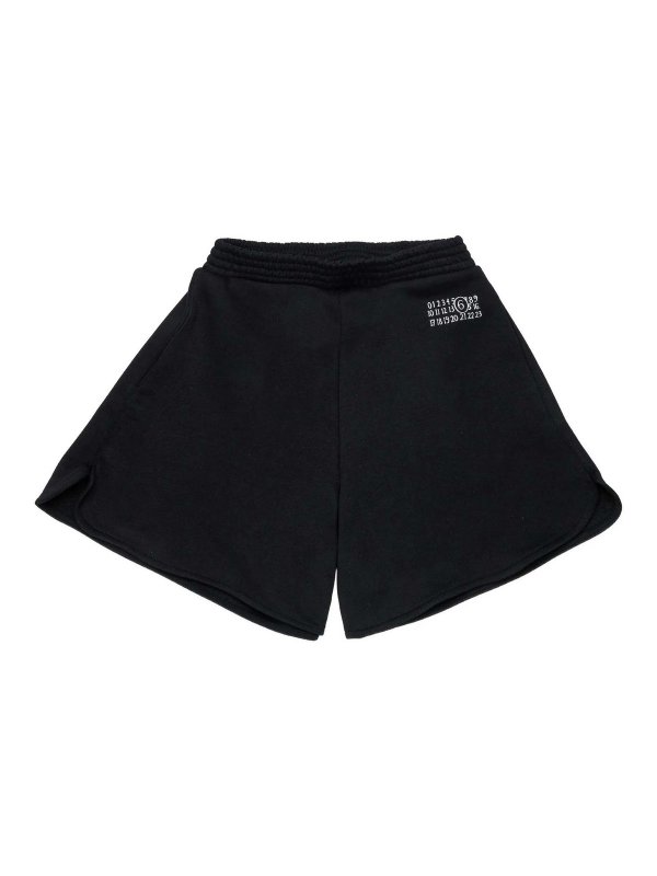 MM6 MAISON MARGIELA: トラウザーショーツ - ショートパンツ - 黒