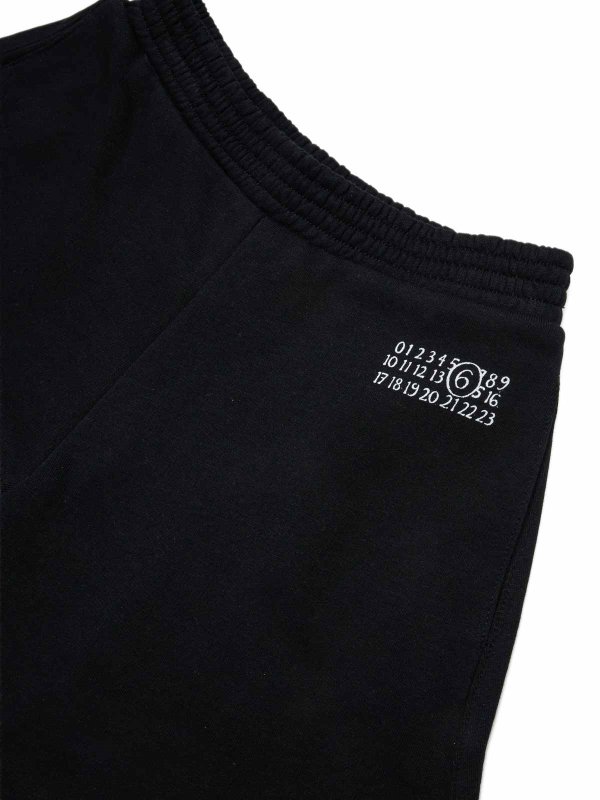 The Best Shops MM6 MAISON MARGIELA: トラウザーショーツ - ショートパンツ - 黒