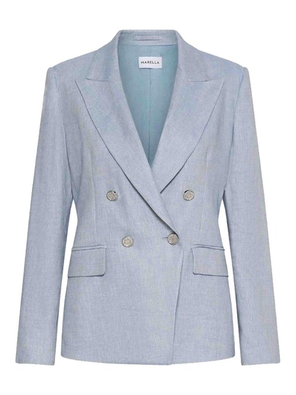 MARELLA: Vestes de costume - Blazer - Bleu Clair