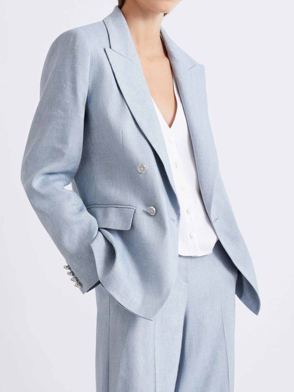 MARELLA: Vestes de costume online - Blazer - Bleu Clair