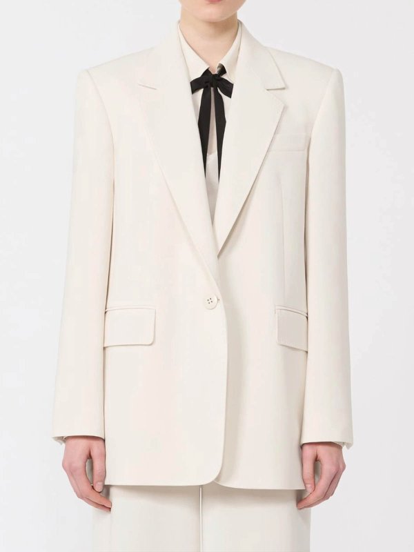 Max Mara: Blazer online - Blazer - Crema