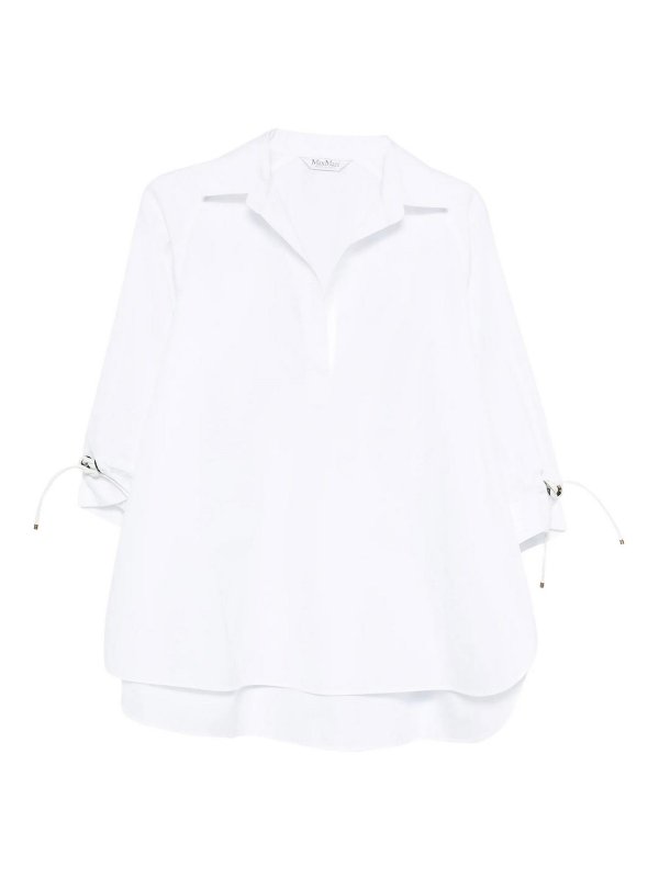 Max Mara: Hemden - Hemd - Weiß