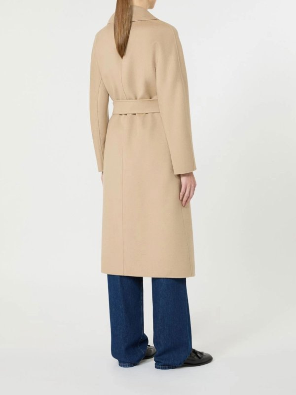 The Best Shops Max Mara: Abrigos semilargos - Abrigo Midi - Beis Claro