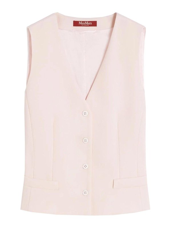 Max Mara: Westen - Weste - Rosa
