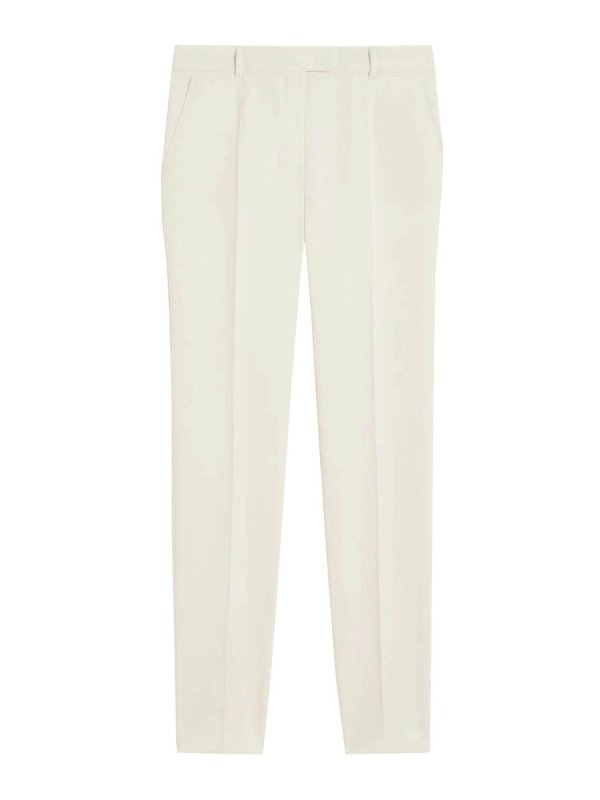 Max Mara: カジュアルトラウザー - カジュアルパンツ - クリーム
