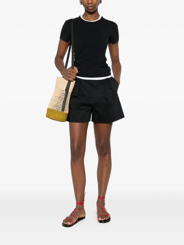 Max Mara: トラウザーショーツ online - ショートパンツ - 黒