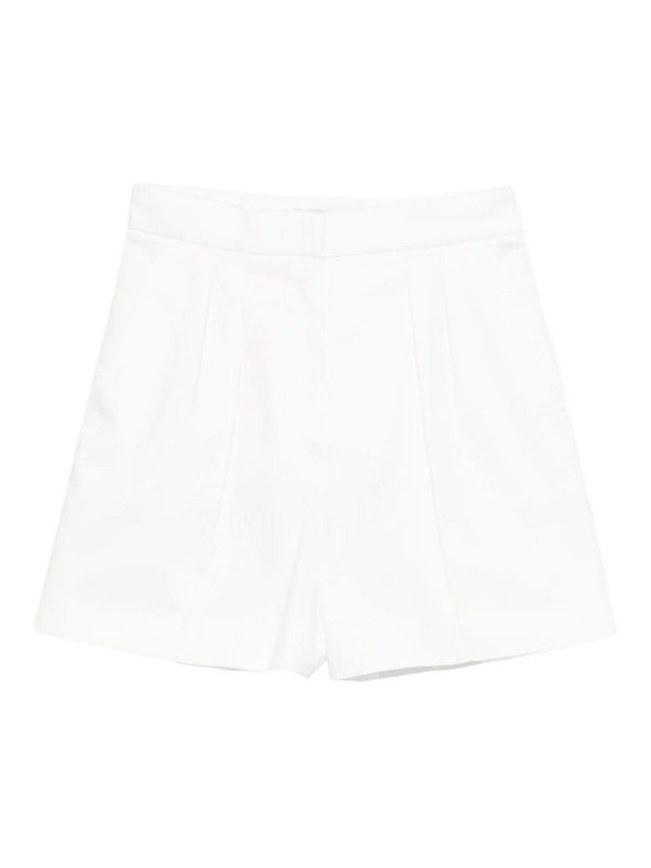 Max Mara: Hosen Shorts - Shorts - Creme