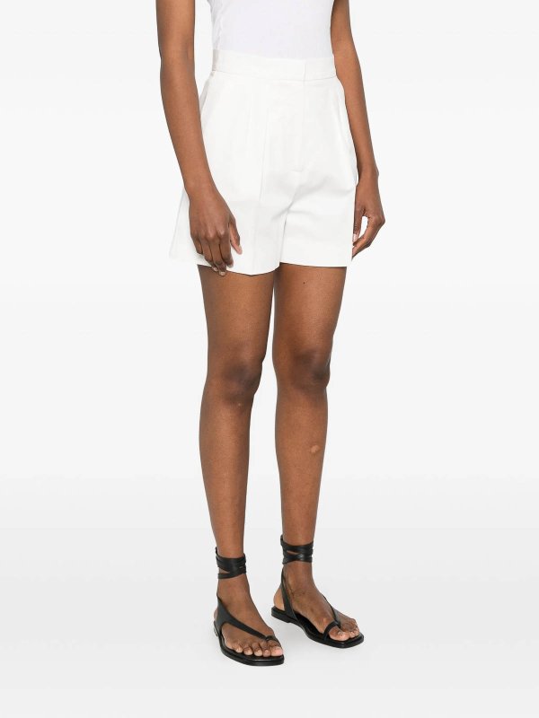 The Best Shops Max Mara: Hosen Shorts - Shorts - Creme
